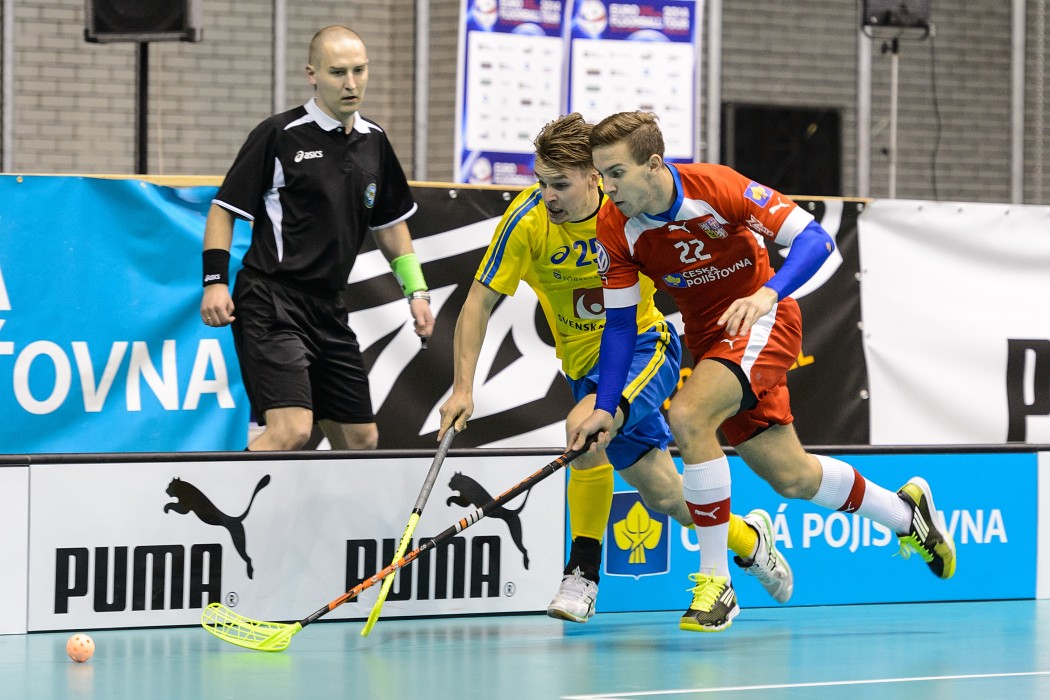 Euro Floorball Tour 2014 -  Czech Republic vs Sweden - 6:5