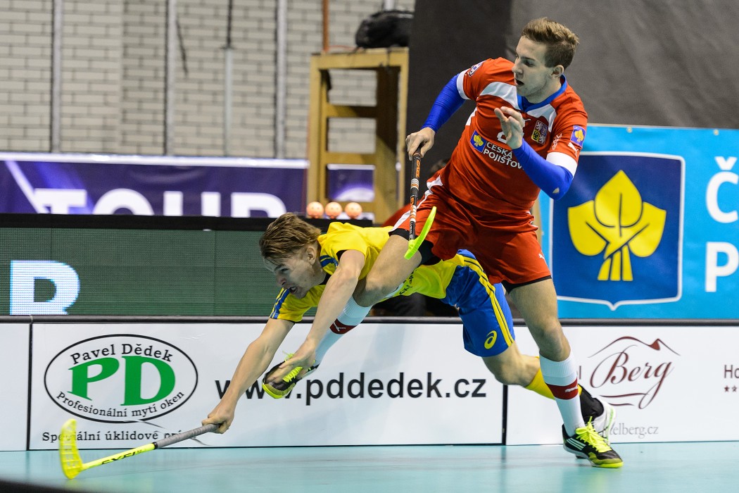 Euro Floorball Tour 2014 -  Czech Republic vs Sweden - 6:5