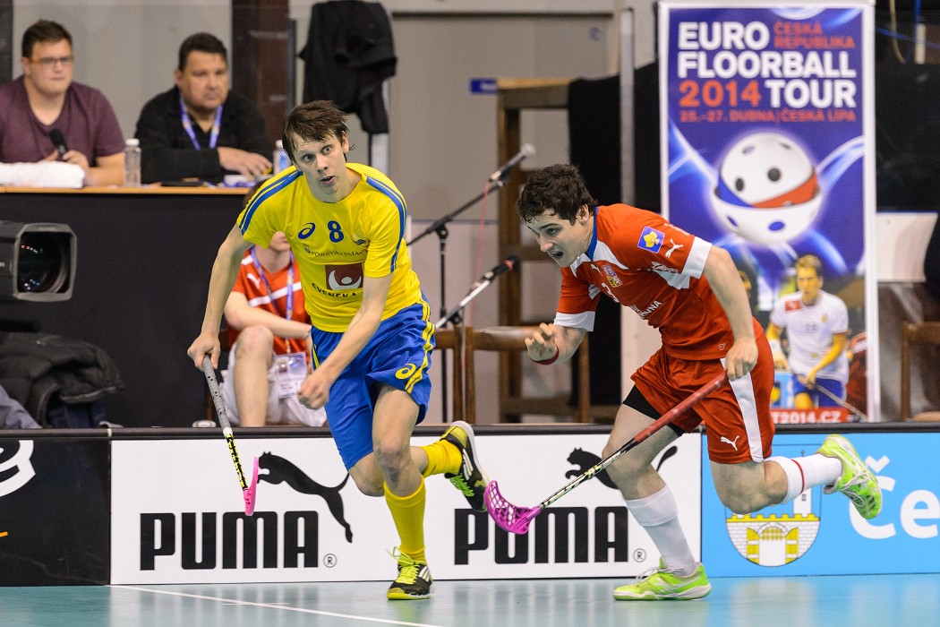 Euro Floorball Tour 2014 -  Czech Republic vs Sweden - 6:5