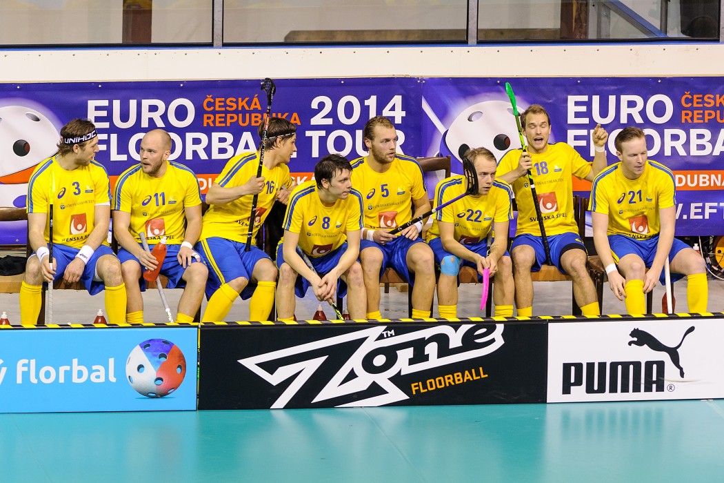 Euro Floorball Tour 2014 -  Czech Republic vs Sweden - 6:5