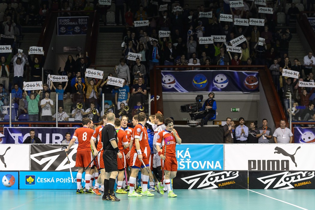 Euro Floorball Tour 2014 -  Czech Republic vs Sweden