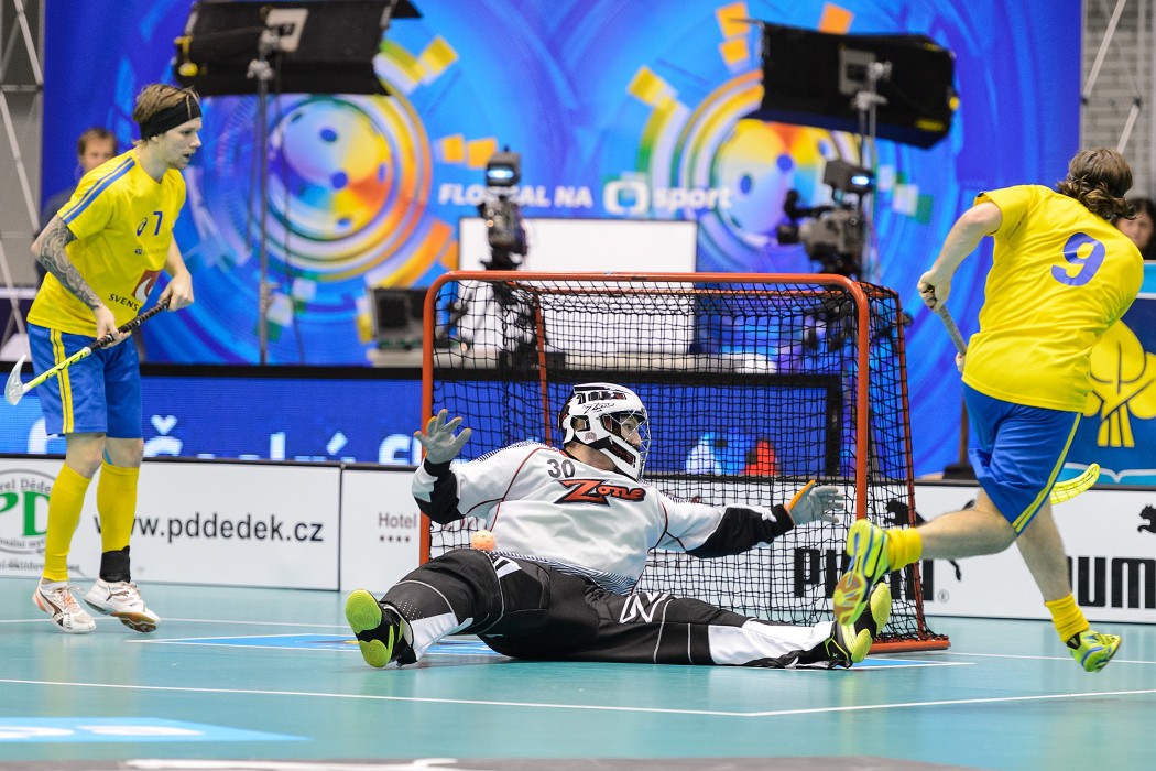 Euro Floorball Tour 2014 -  Czech Republic vs Sweden - 6:5
