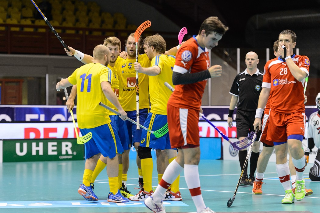 Euro Floorball Tour 2014 -  Czech Republic vs Sweden - 6:5