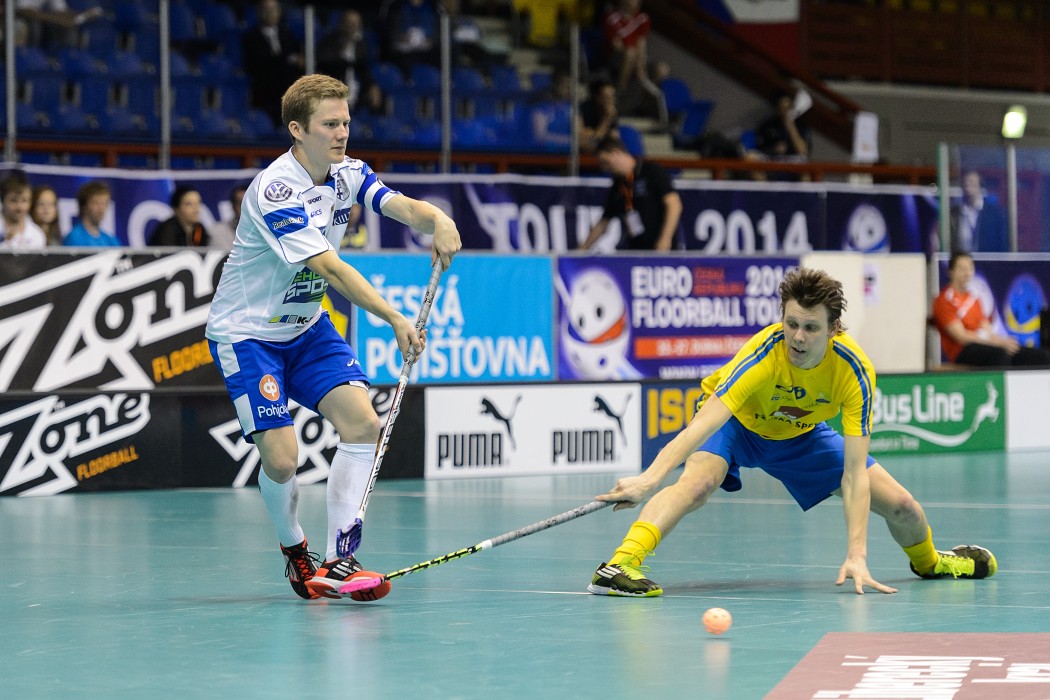 Euro Floorball Tour 2014 -  Sweden vs Finland - 2:7