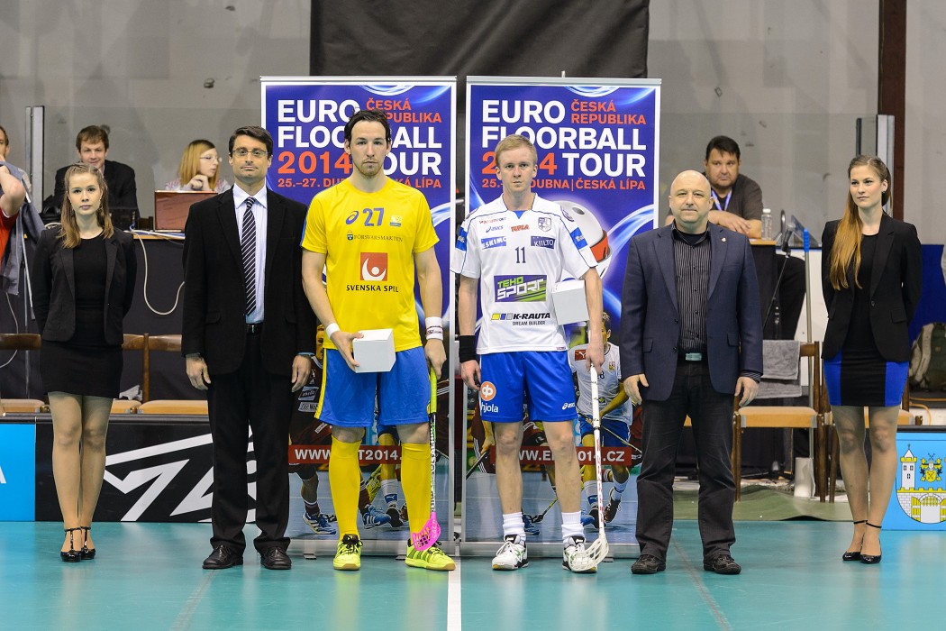 Euro Floorball Tour 2014 -  Sweden vs Finland - 2:7