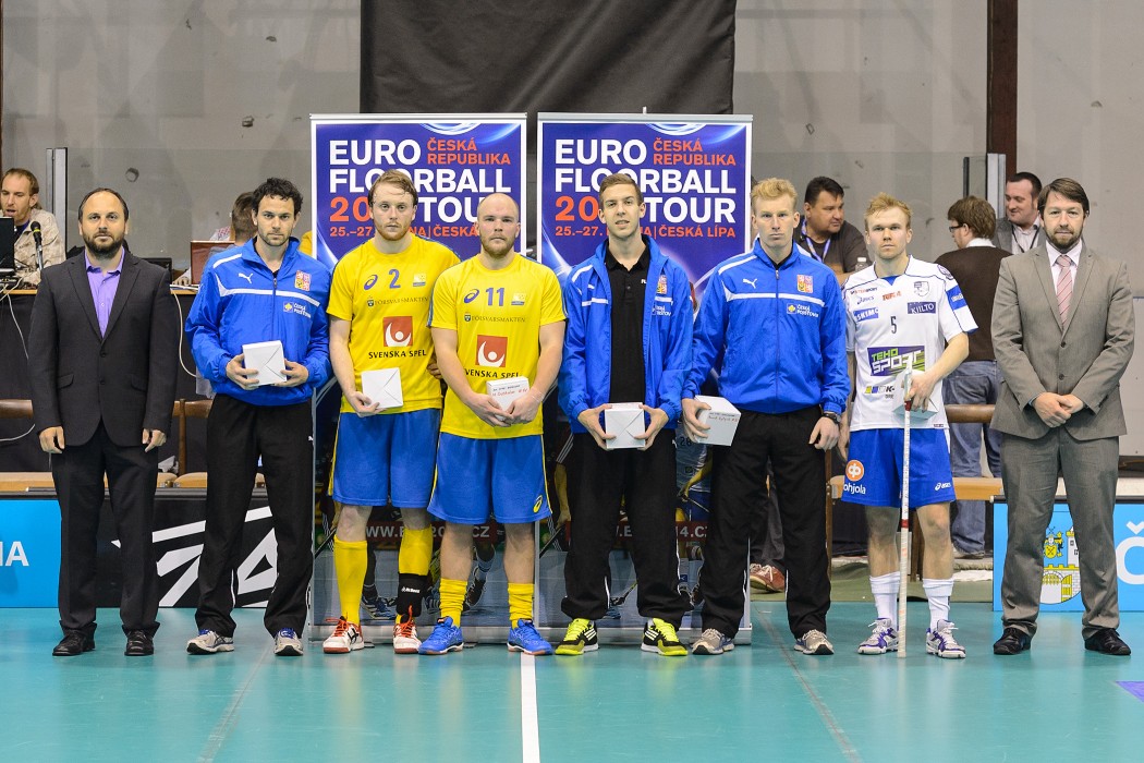 Euro Floorball Tour 2014 -  Sweden vs Finland - 2:7