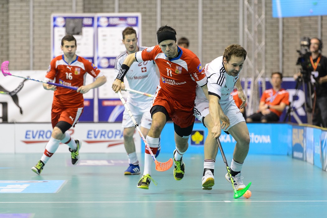 Euro Floorball Tour 2014 -  Czech Republic vs Switzerland - 8:7