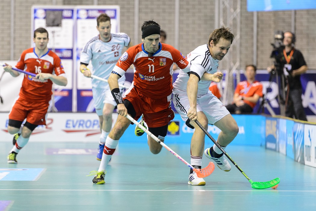 Euro Floorball Tour 2014 -  Czech Republic vs Switzerland - 8:7