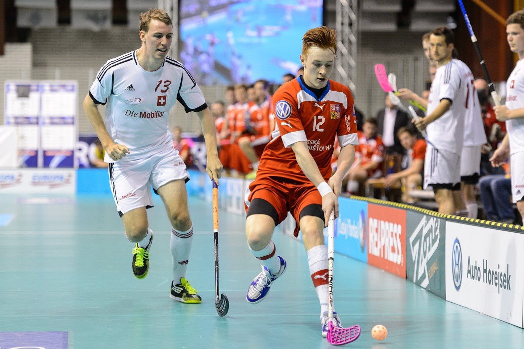 Euro Floorball Tour 2014 -  Czech Republic vs Switzerland - 8:7