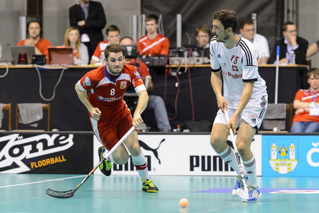 Euro Floorball Tour 2014 -  Czech Republic vs Switzerland - 8:7