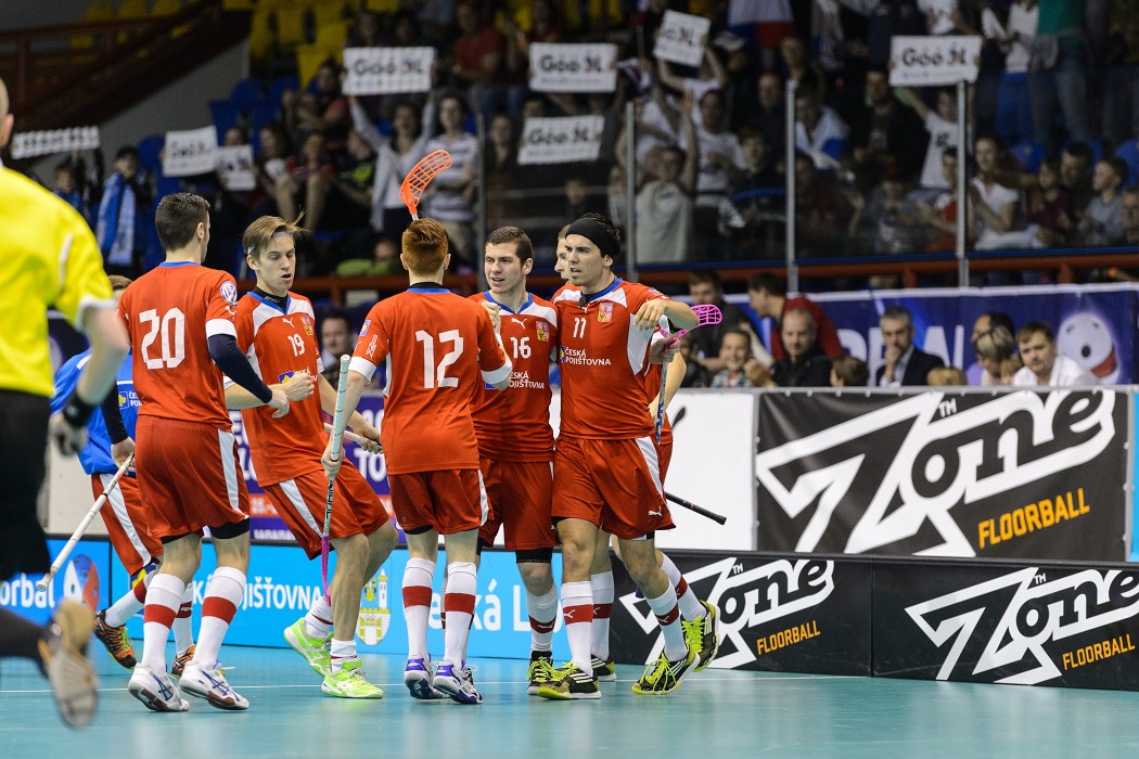 Euro Floorball Tour 2014 -  Czech Republic vs Switzerland - 8:7