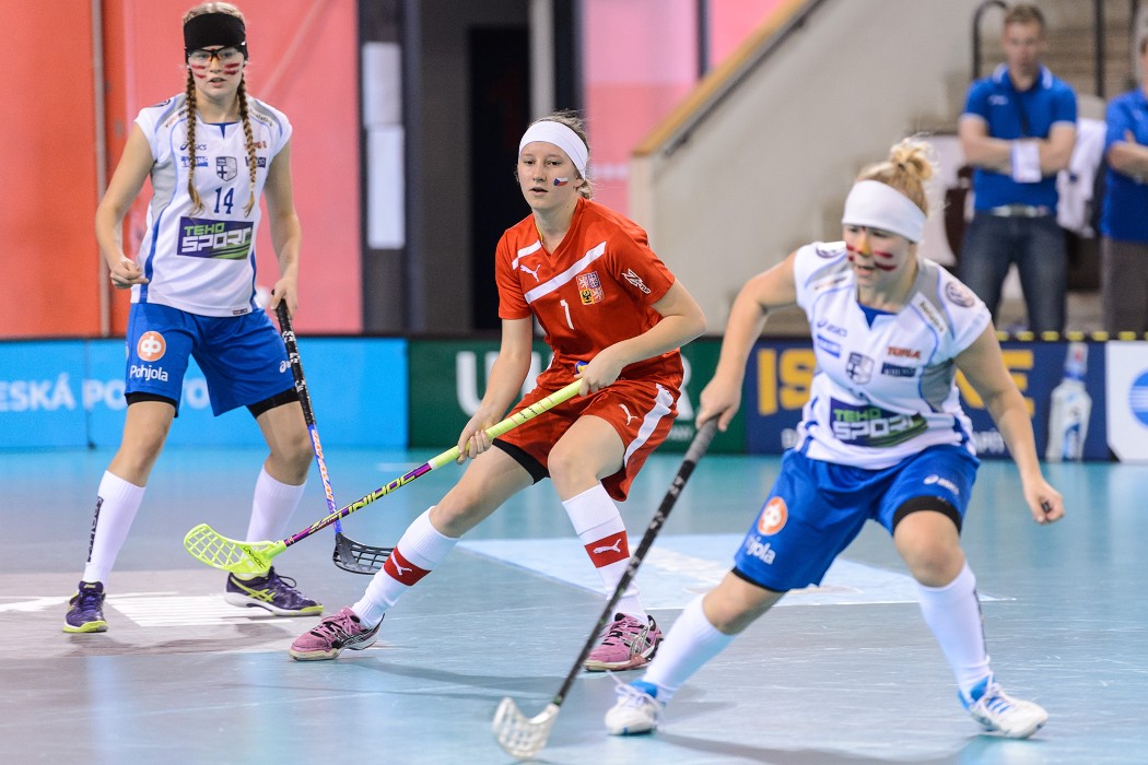 Euro Floorball Tour 2014 -  CZE WU19 vs FIN WU19 - 2:7