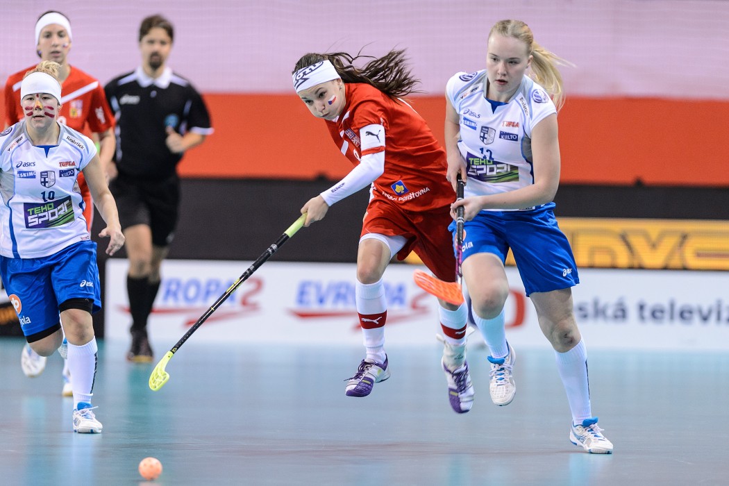 Euro Floorball Tour 2014 -  CZE WU19 vs FIN WU19 - 2:7