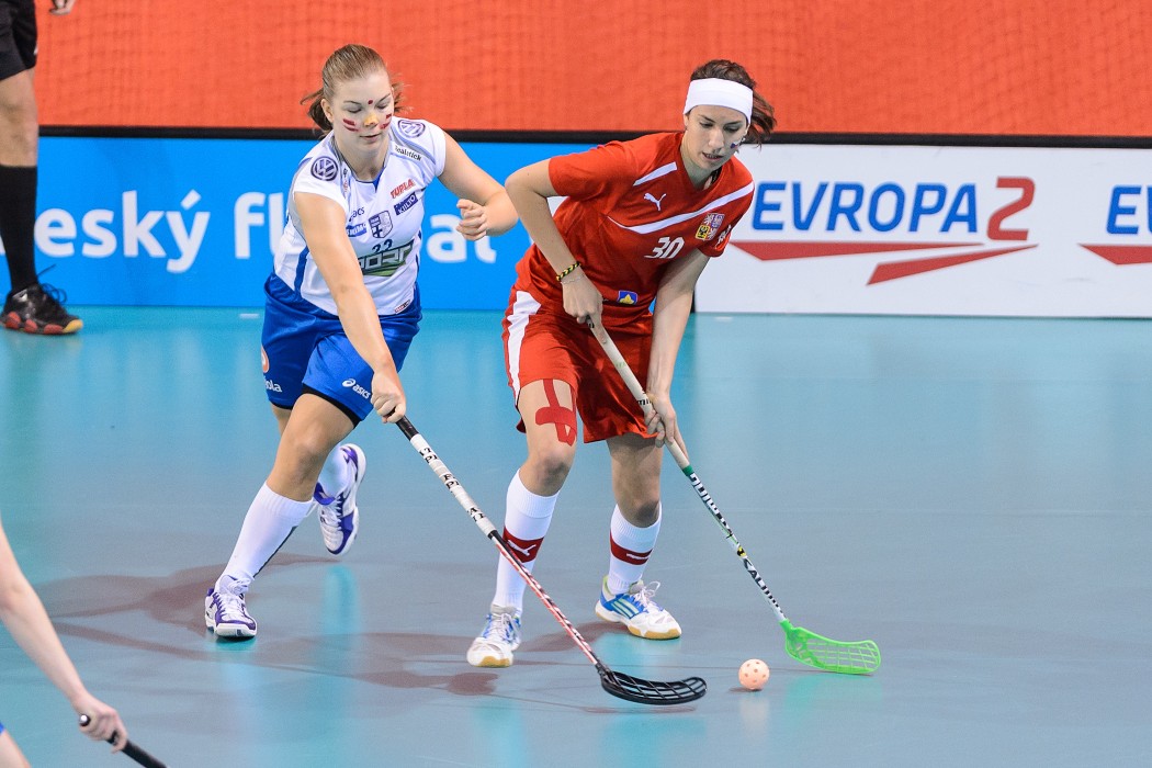Euro Floorball Tour 2014 -  CZE WU19 vs FIN WU19 - 2:7