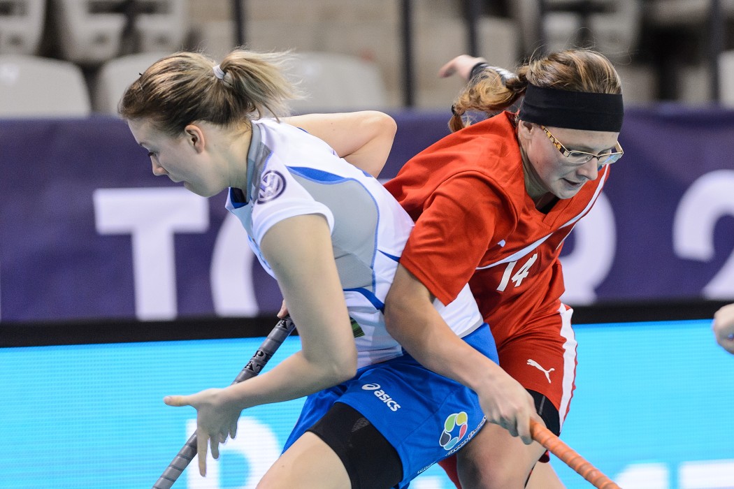 Euro Floorball Tour 2014 -  CZE WU19 vs FIN WU19 - 2:7