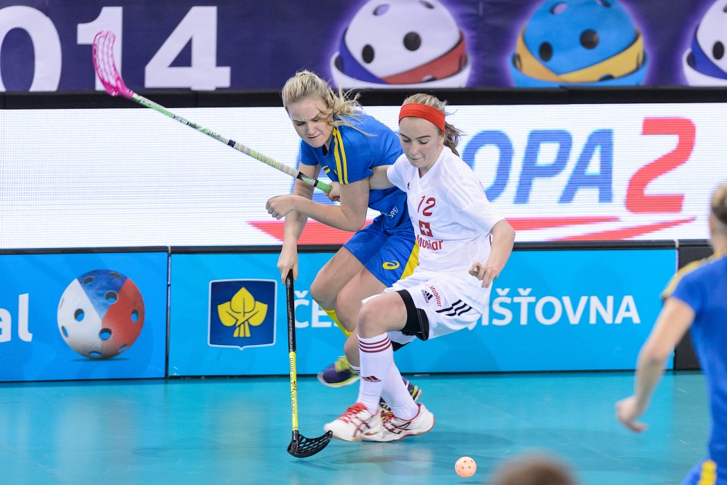 Euro Floorball Tour 2014 -  SUI WU19 vs SWE WU19 - 3:18