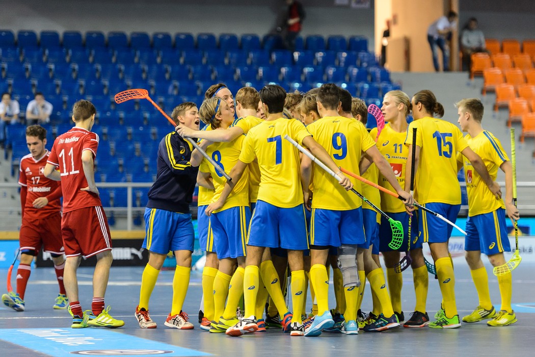 Euro Floorball Tour 2015 -  Switzerland U19 vs Sweden U19 - 7:11