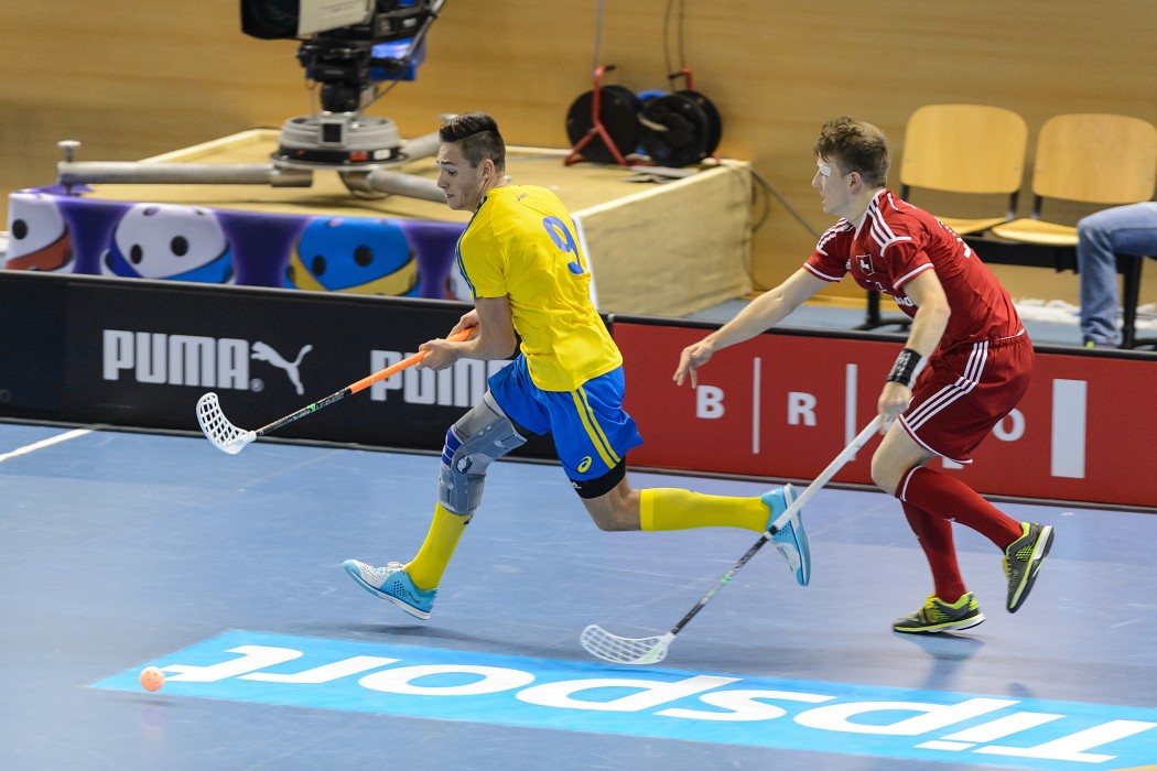 Euro Floorball Tour 2015 -  Switzerland U19 vs Sweden U19 - 7:11