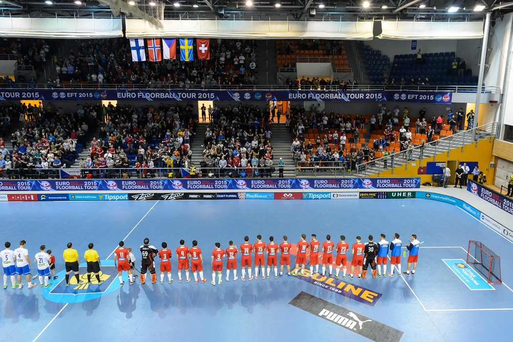 Euro Floorball Tour 2015 - Czech Republic vs Finland - 3:6