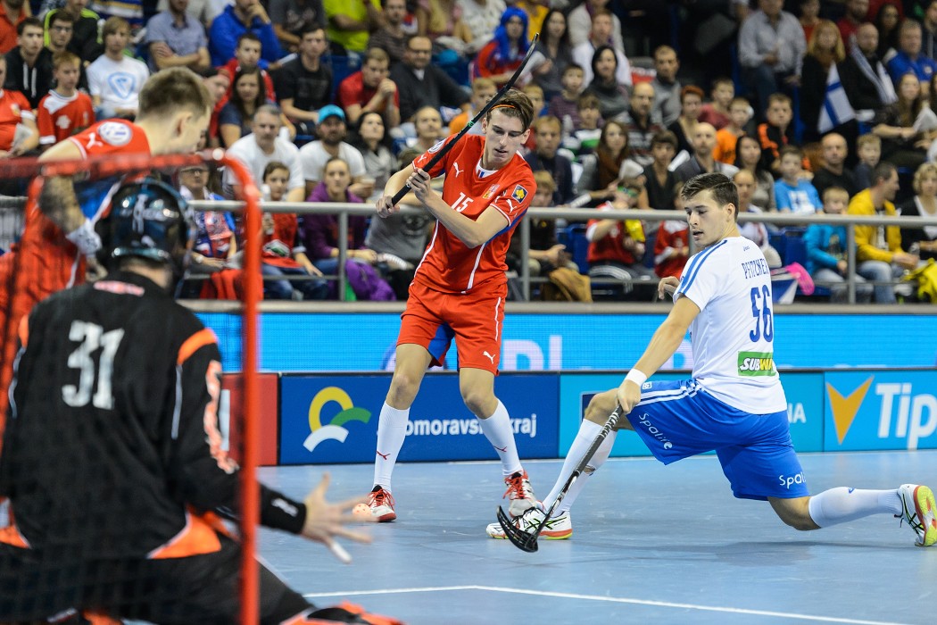 Euro Floorball Tour 2015 - Czech Republic vs Finland - 3:6