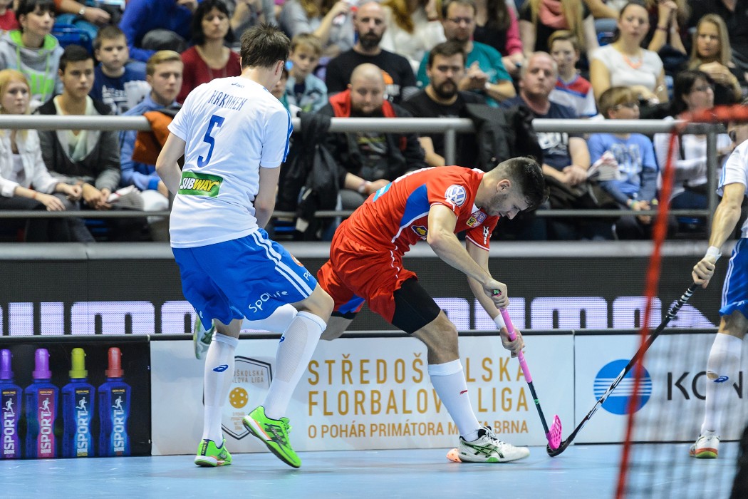 Euro Floorball Tour 2015 - Czech Republic vs Finland - 3:6