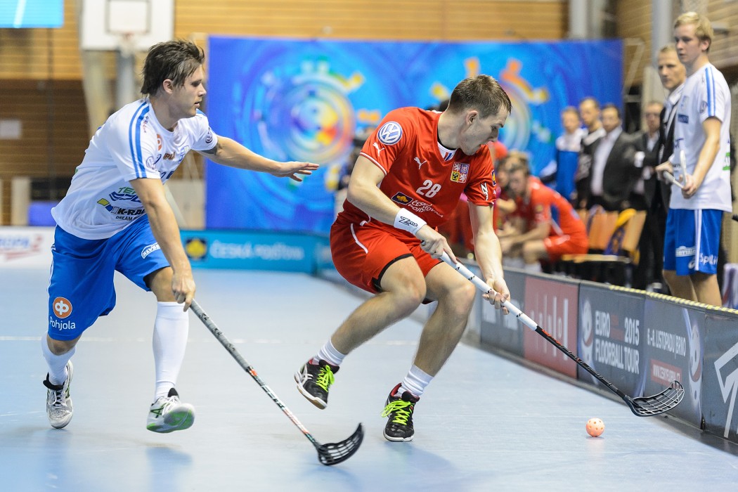 Euro Floorball Tour 2015 - Czech Republic vs Finland - 3:6