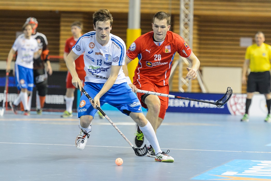 Euro Floorball Tour 2015 - Czech Republic vs Finland - 3:6