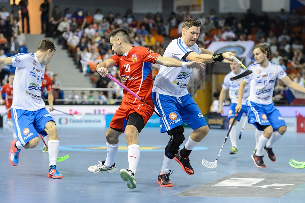 Euro Floorball Tour 2015 - Czech Republic vs Finland - 3:6