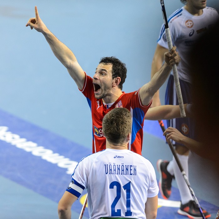 Euro Floorball Tour 2015 - Czech Republic vs Finland - 3:6