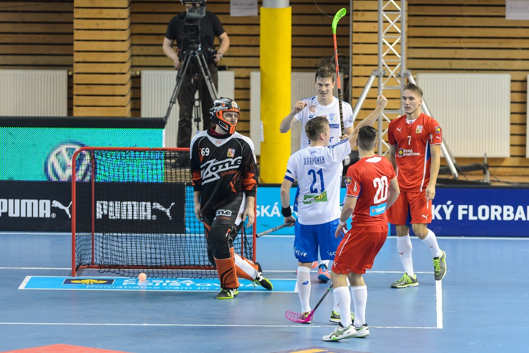 Euro Floorball Tour 2015 - Czech Republic vs Finland - 3:6