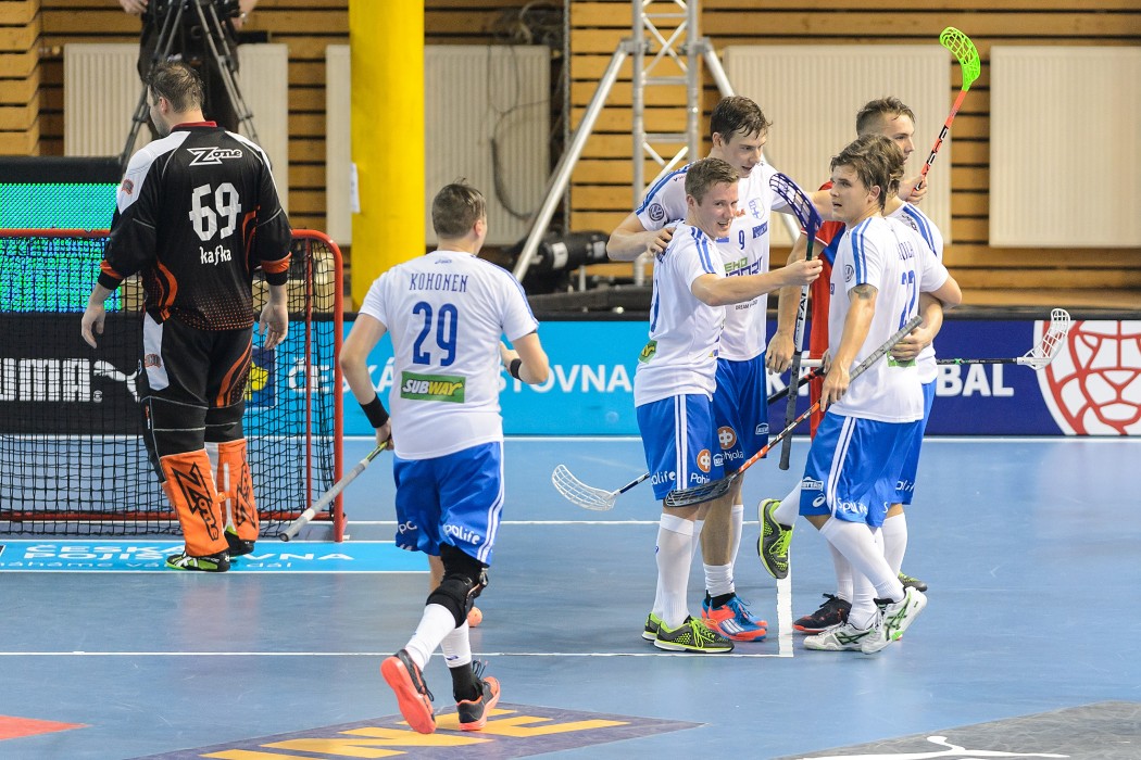 Euro Floorball Tour 2015 - Czech Republic vs Finland - 3:6