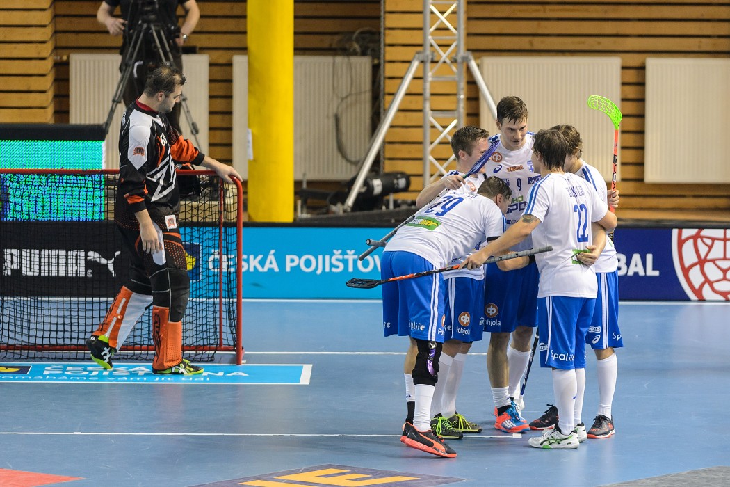 Euro Floorball Tour 2015 - Czech Republic vs Finland - 3:6