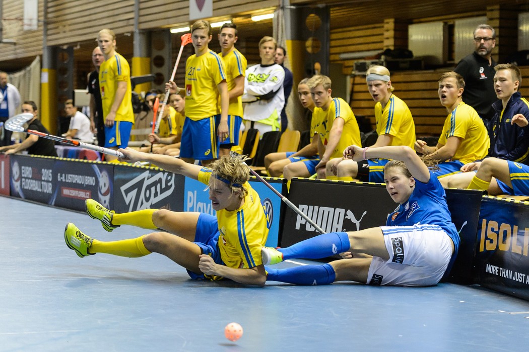 Euro Floorball Tour 2015 -  Sweden U19 vs Finland U19 - 4:5ps