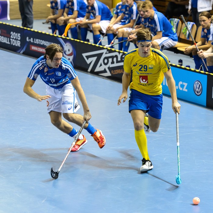 Euro Floorball Tour 2015 -  Sweden U19 vs Finland U19 - 4:5ps
