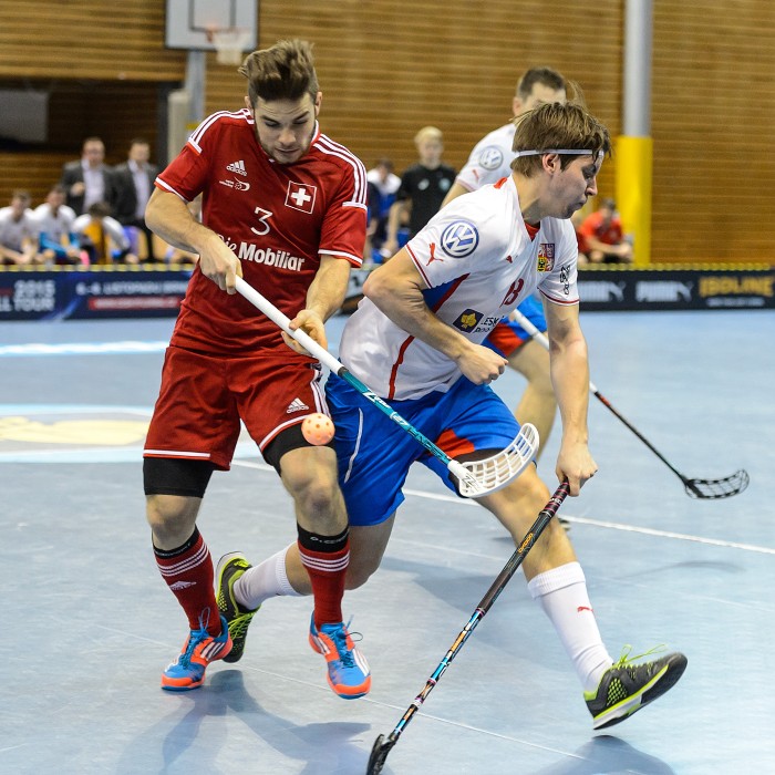 Euro Floorball Tour 2015 - Czech Republic vs Switzerland - 5:6