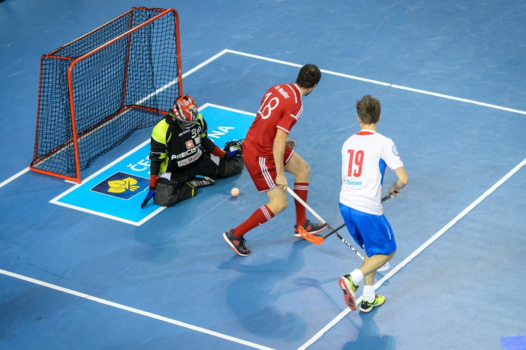 Euro Floorball Tour 2015 - Czech Republic vs Switzerland - 5:6