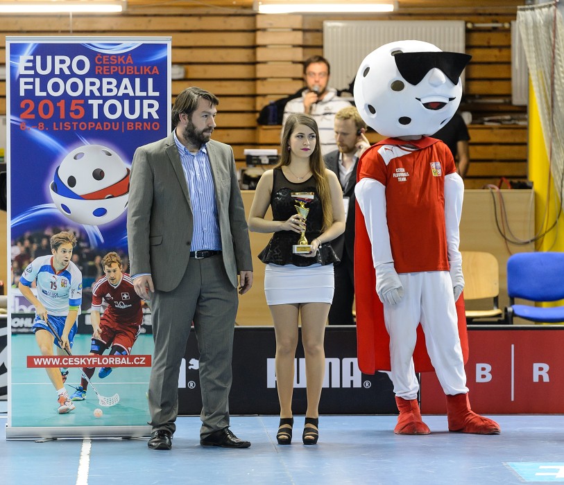 Euro Floorball Tour 2015 - Czech Republic vs Switzerland - 5:6