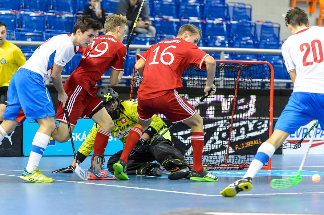 Euro Floorball Tour 2015 - Czech Republic U19 vs Switzerland U19